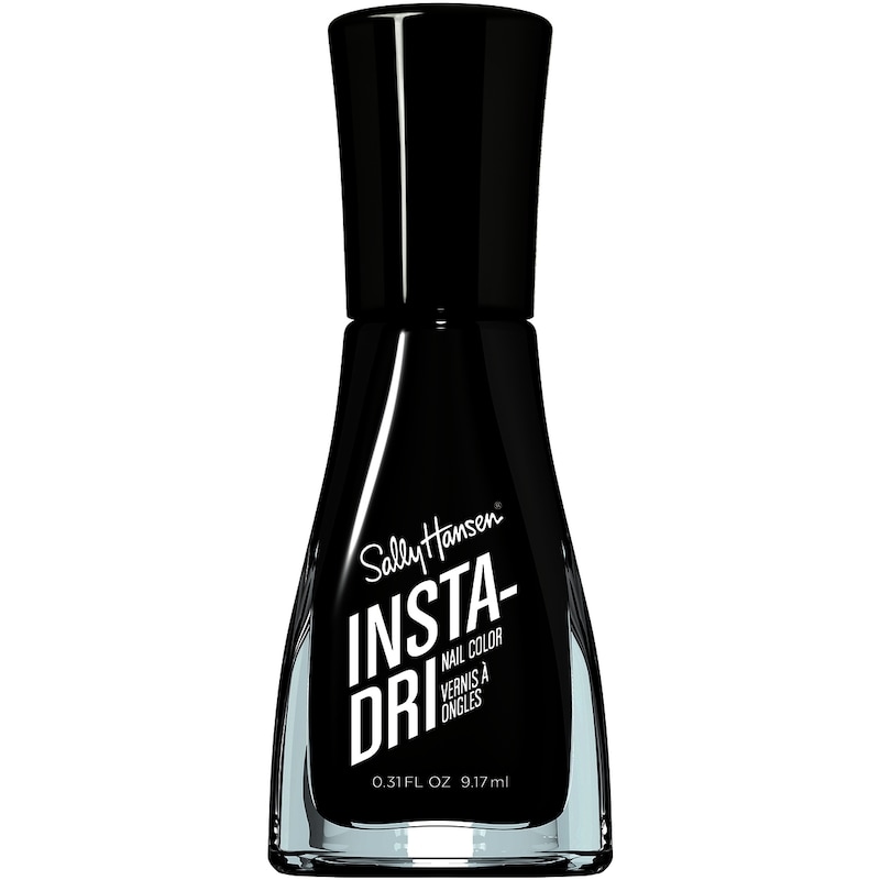Insta-Dri Nail Polish, Black To Black