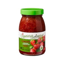 PC Organics Organics Strawberry Fruit Spread 545 ml, $1.47/100ml