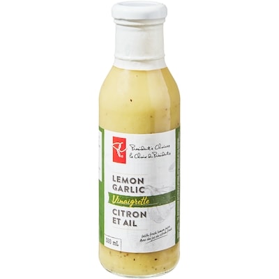 le Choix du Président Vinaigrette citron et ail 350 ml, 1,14 $/100ml