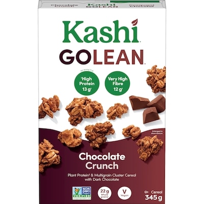 Kashi GoLean Chocolate Crunch Cereal 345 g, $2.17/100g