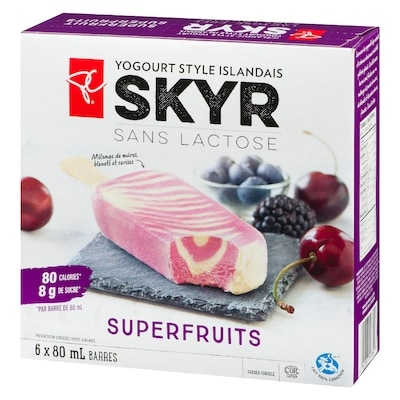 Barres de yogourt style Islandais skyr aux superfruit