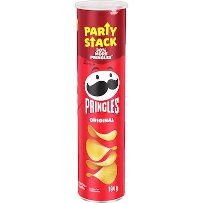 Pringles Mega Can Original Flavour 194 g, $1.44/100g
