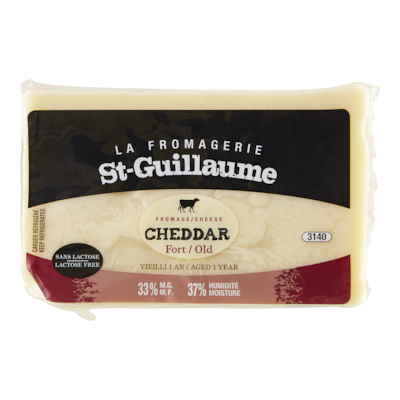 St Guillaume Cheddar, 1 Year 640 g, $3.13/100g