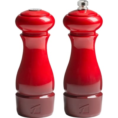 Trudeau Duo moulin à poivre et salière Maya, rouge, 6 po 1 ea, 30,00 $/1ch