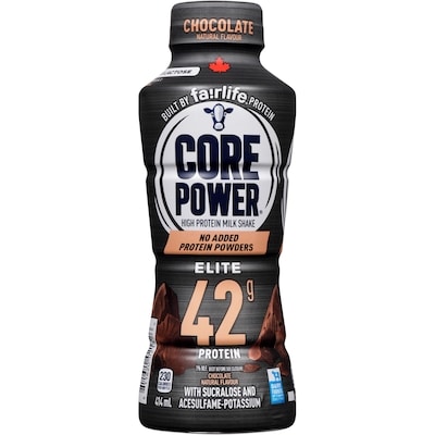 Core Power Protein Shake Elite Chocolate Bottle 414 ml, $1.21/100ml