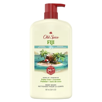 Old Spice Nettoyant pour le corps pour hommes, Fiji avec palmier 887 ml, 1,69 $/100ml