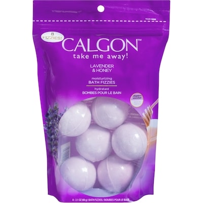 Calgon Take Me Away! Lavender & Honey Moisturizing Bath Fizzies 60 g, $14.98/100g