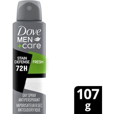 Dove Antisudorifique en Vaporisateur à Sec Stain Defense Fresh 107 g, 9,80 $/100g