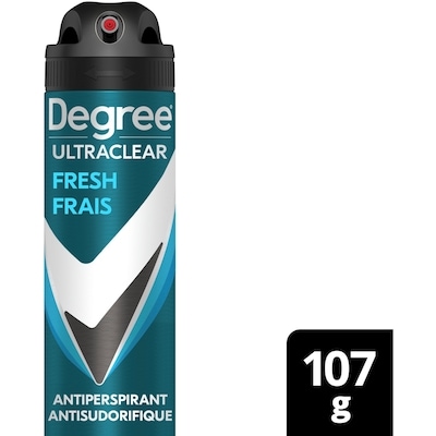 Degree UltraClear Antisudorifique en Vaporisateur à Sec, Frais 107 g, 7,01 $/100g
