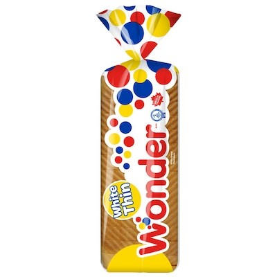 Wonder Pain à sandwich blanc tranché mince 570 g, 0,61 $/100g