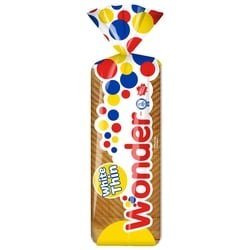 Wonder Thin Sliced White Sandwich Bread 675 g, $0.59/100g