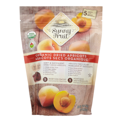 null Abricots séchés biologiques 250 g, 2,40 $/100g