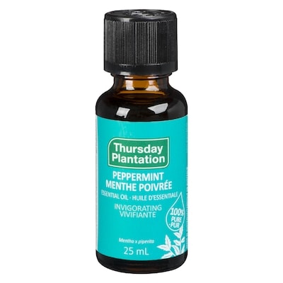 Thursday’s Plantation Huile d'Essentiale Menthe Poivrée 25 ml, 79,96 $/100ml