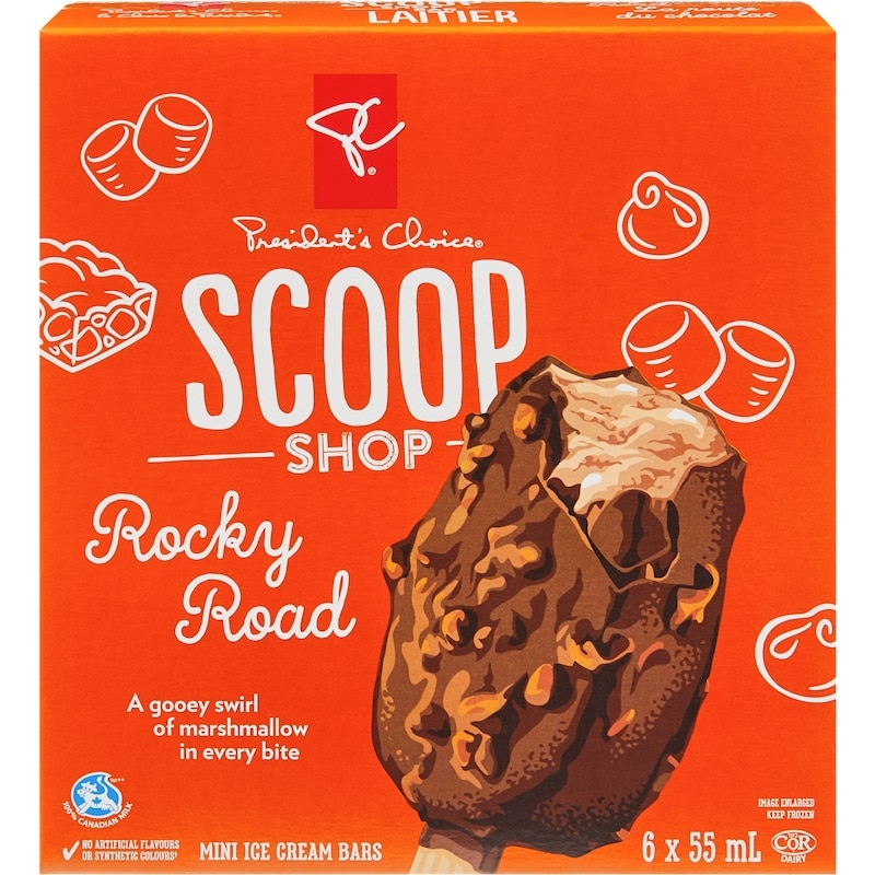 Rocky Road Mini Ice Cream Bars