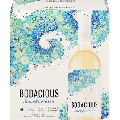 Bodacious Bodacious Smooth White Blend Box (ID required at pick-up) 4000 ml, $1.15/100ml