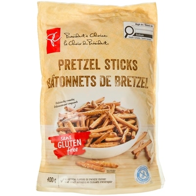 President's Choice Pretzel Sticks 400 g, $2.38/100g