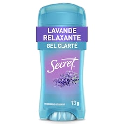 Secret Antisudorifique et désodorisant gel clarté Fraîcheur, parfum Lavanderammes 73 g, 10,27 $/100g