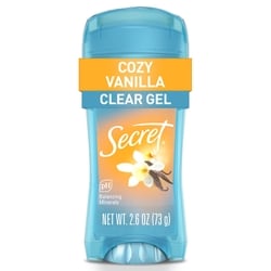 Secret Fresh Clear Gel Antiperspirant and Deodorant, Vanilla Scentrams 73 g, $12.32/100g