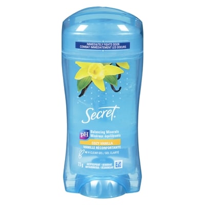 Secret Clear Gel Antiperspirant and Deodorant, Vanilla Scent 73 g, $14.74/100g