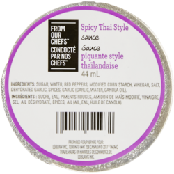 Concocté par nos chefs Sauce Style Thai Epicee 44 ml, 2,25 $/100ml