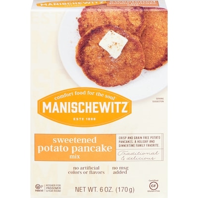 Manischewitz Sweet Potato Pancake Mix    170 g, $3.70/100g