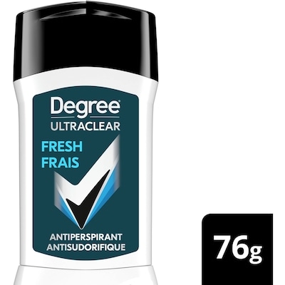 Degree Men UltraClear Antiperspirant Deodorant, Fresh, 72-Hour Sweat & Odour Protection With MotionSense Technology 107 g, $8.88/100g