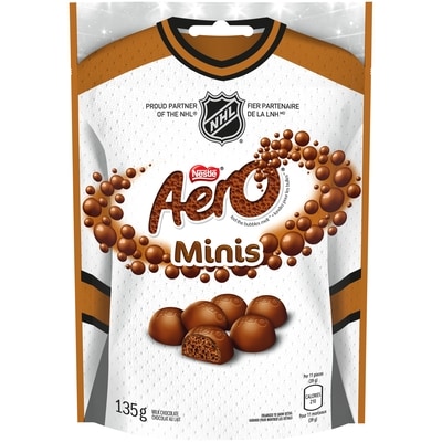 Nestlé Aero Milk Chocolate Minis 135 g, $4.66/100g