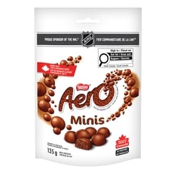 Nestlé Aero Milk Chocolate Minis 135 g, $4.07/100g