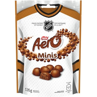 Nestlé Aero Chocolat Au Lait Minis 135 g, 4,07 $/100g