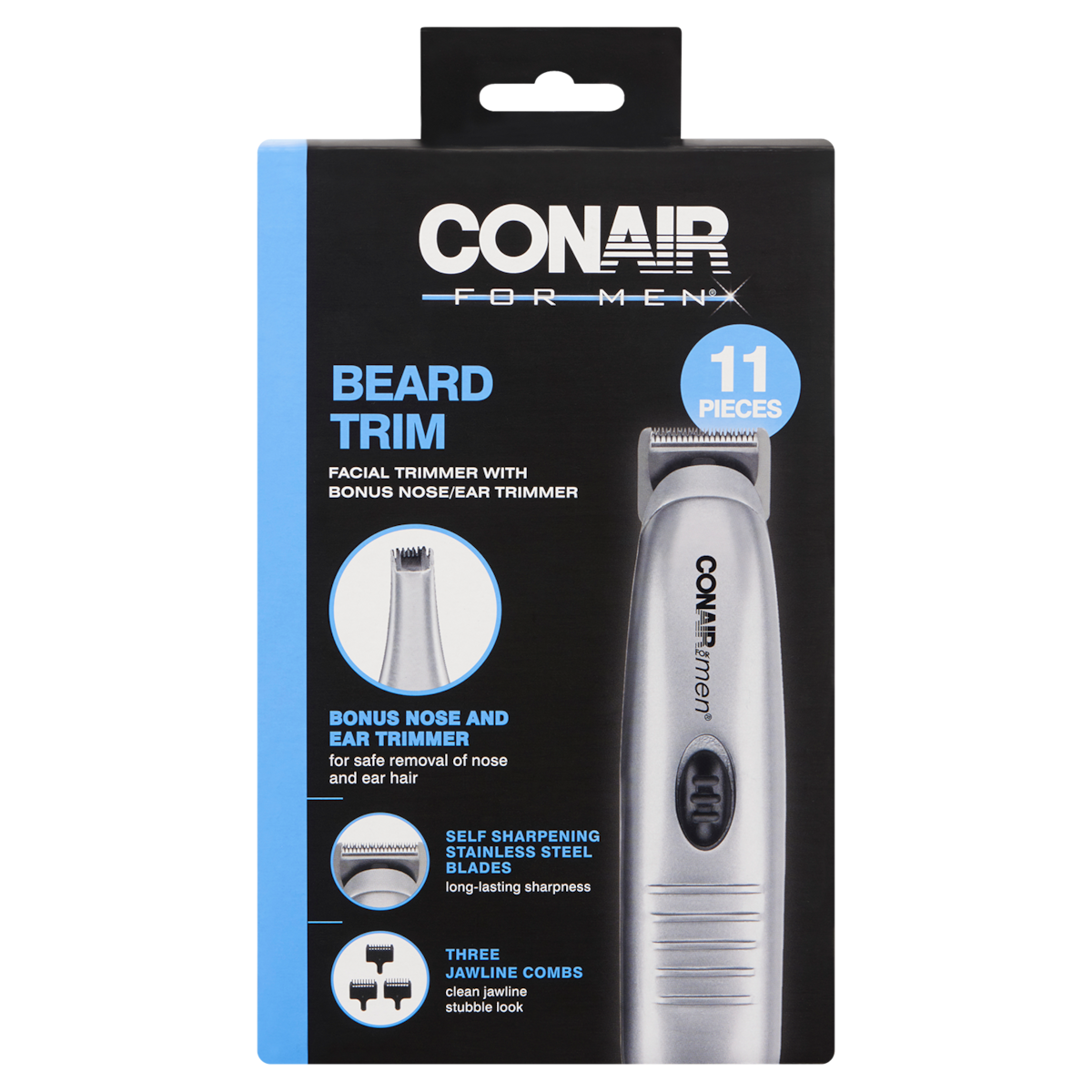 Conair Tondeusepour la Barbe 11 Pièces 1 ea, 20,99 $/1ch