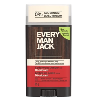 Every Man Jack Déodorant sans aluminium, Bois de cèdre 88 g, 10,78 $/100g