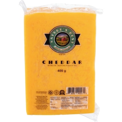 Nature’s Best Fromage cheddar doux casher 400 g, 3,75 $/100g