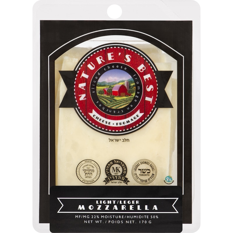 Sliced Cheese Light Mozzarella 22% MF
