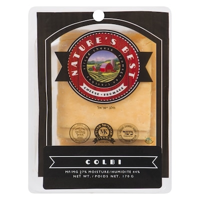 Nature's Best Sliced Cheese Colbi 27% Mf 170 g, $4.41/100g