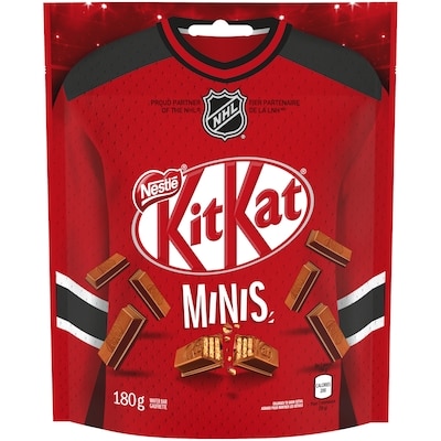 Nestlé KitKat Minis Classic Wafer Bars Pouch 180 g, $2.49/100g