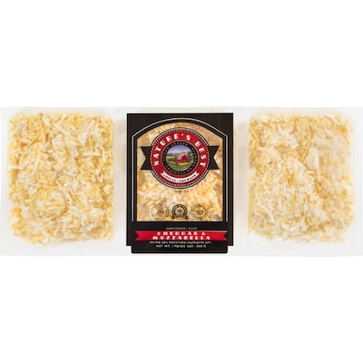 Nature’s Best Nature's Best Fromage Rapé Cheddar & Mozzarella 28% MG casher 800 g, 3,50 $/100g
