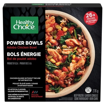 Healthy Choice Bols Énergie, bol de poulet adobo 276 g, 2,89 $/100g