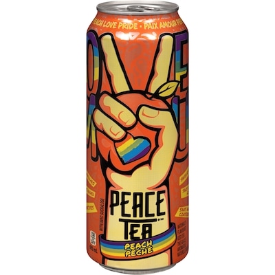 Peace Tea Iced Tea Peach Party Can 695 ml, $0.25/100ml
