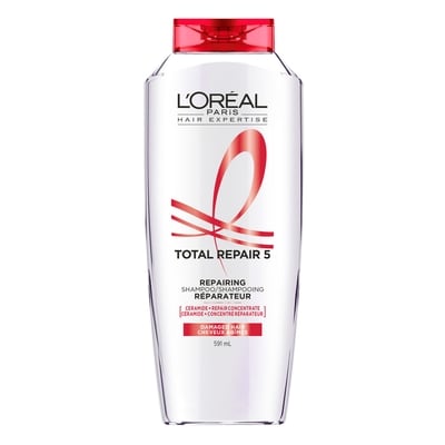 L’Oréal Shampooing Réparateur Hair Expertise Total Repair 5, Céramides 591 ml, 1,69 $/100ml