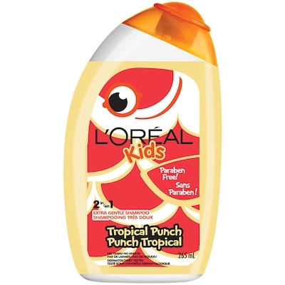 L'Oreal Paris L'oreal Kids Kids 2 in 1 Extra Gentle Shampoo Tropical Punch 265 ml, $2.64/100ml