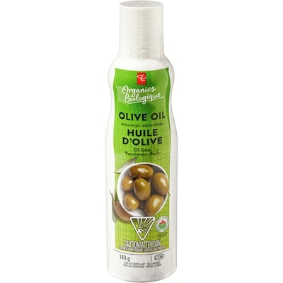 PC Biologique Huile d’olive extra-vierge Biologique en vaporisateur 140 g, 5,35 $/100g