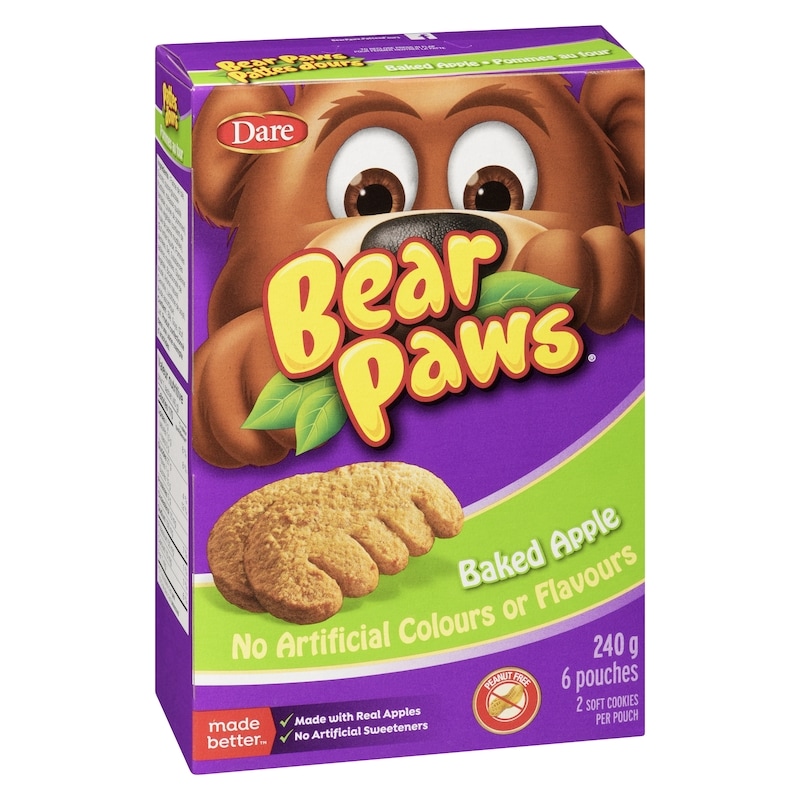 Bear Paws Baked Apple Cookies