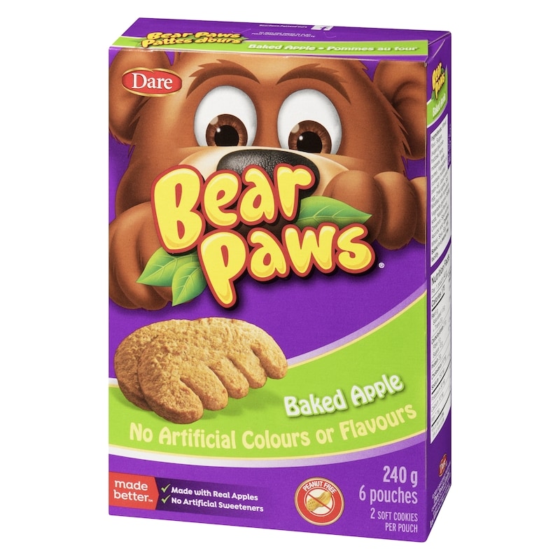 Bear Paws Baked Apple Cookies