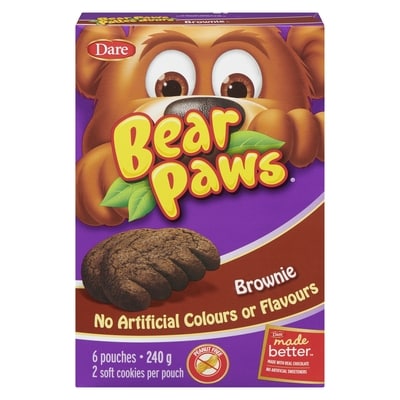 Dare Bear Paws Brownie Cookies 240 g, $2.08/100g