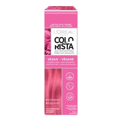 L'Oreal Paris Colorista Semi-Permanent Hair Dye HotPink 1 ea, $19.99/1ea