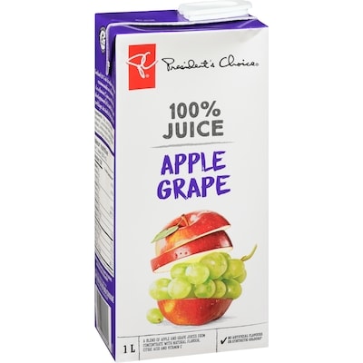 100% Apple Grape Juice