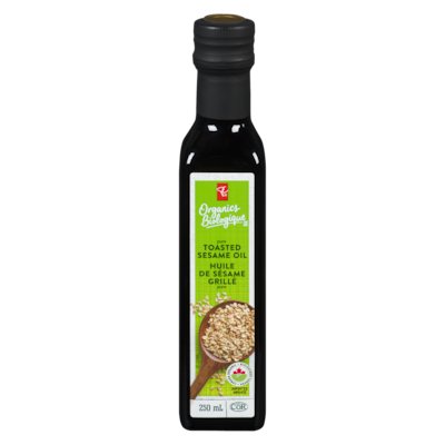 PC Biologique Huile De Sésame Grillé Pure 250 ml, 2,20 $/100ml
