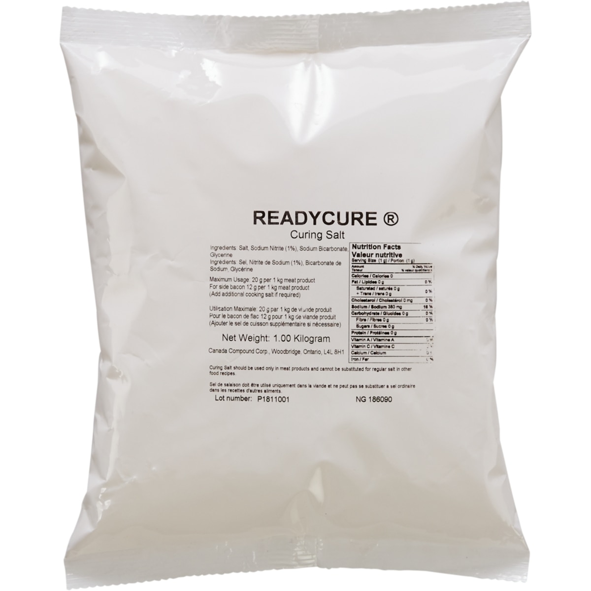 null Ready Cure Salt 1 ea, $4.99/1ea