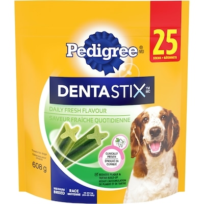 Pedigree Dentastix Oral Care Fresh Flavour Adult Dog Treats For Medium Breeds 608 g, $1.97/100g