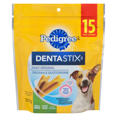 Pedigree Dentastix Oral Care Original Adult Dog Treats For Small Breeds 237 g, $2.95/100g